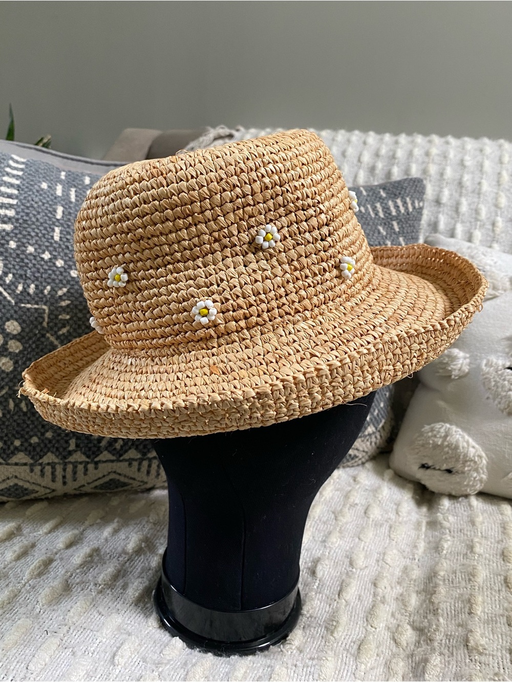 {Lack of Color} Daily Cruiser Raffia Hat - Picture 7 of 8
